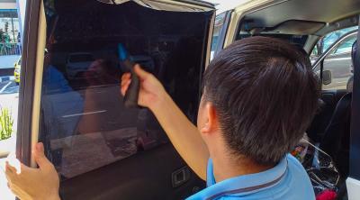 Vitres teintées, mais attention pas trop teintées...